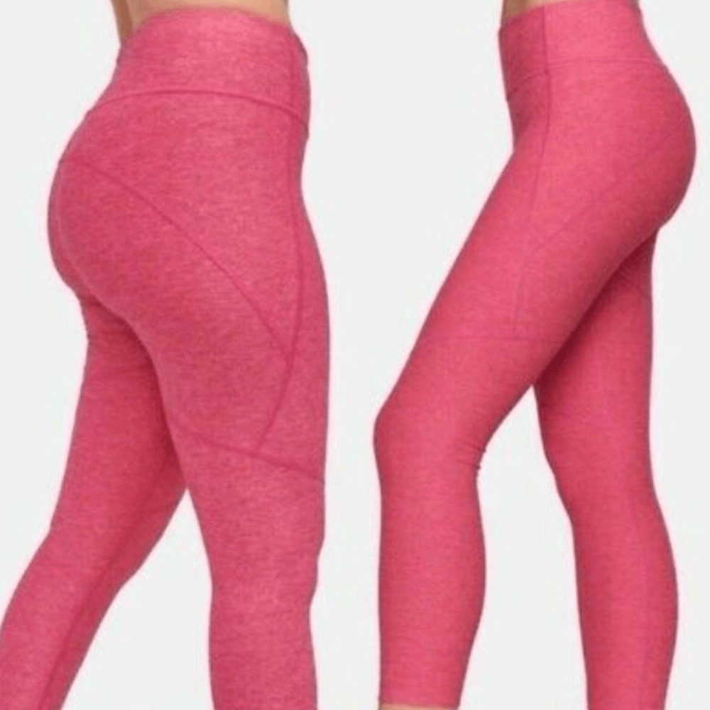 Outdoor Voices Flamingo Pink 7/8 Athletic Leggings SIZE XL